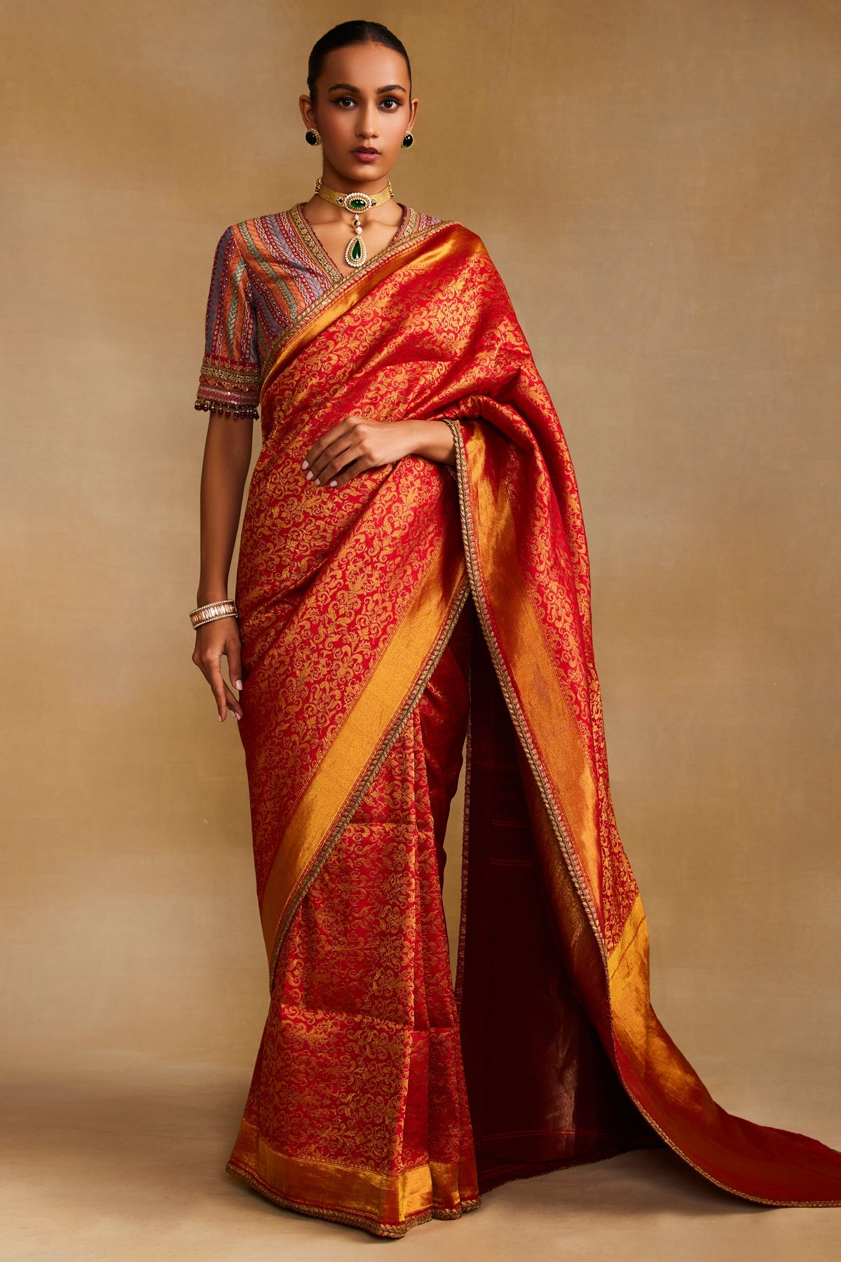 Brocade Saree Blouse Fabric