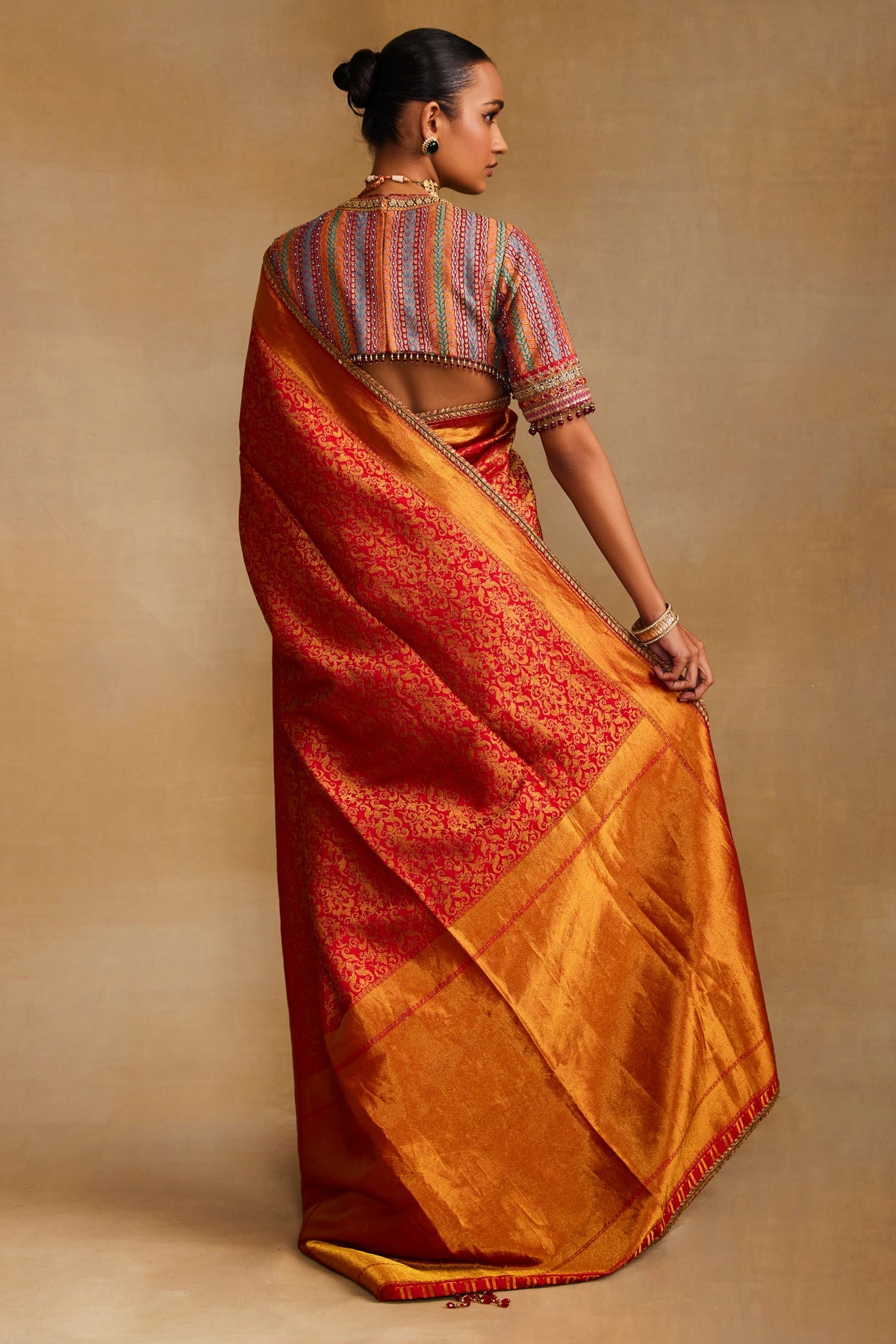 Brocade Saree Blouse Fabric