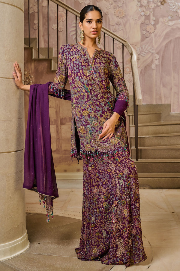 Sharara , Kurta, Dupatta