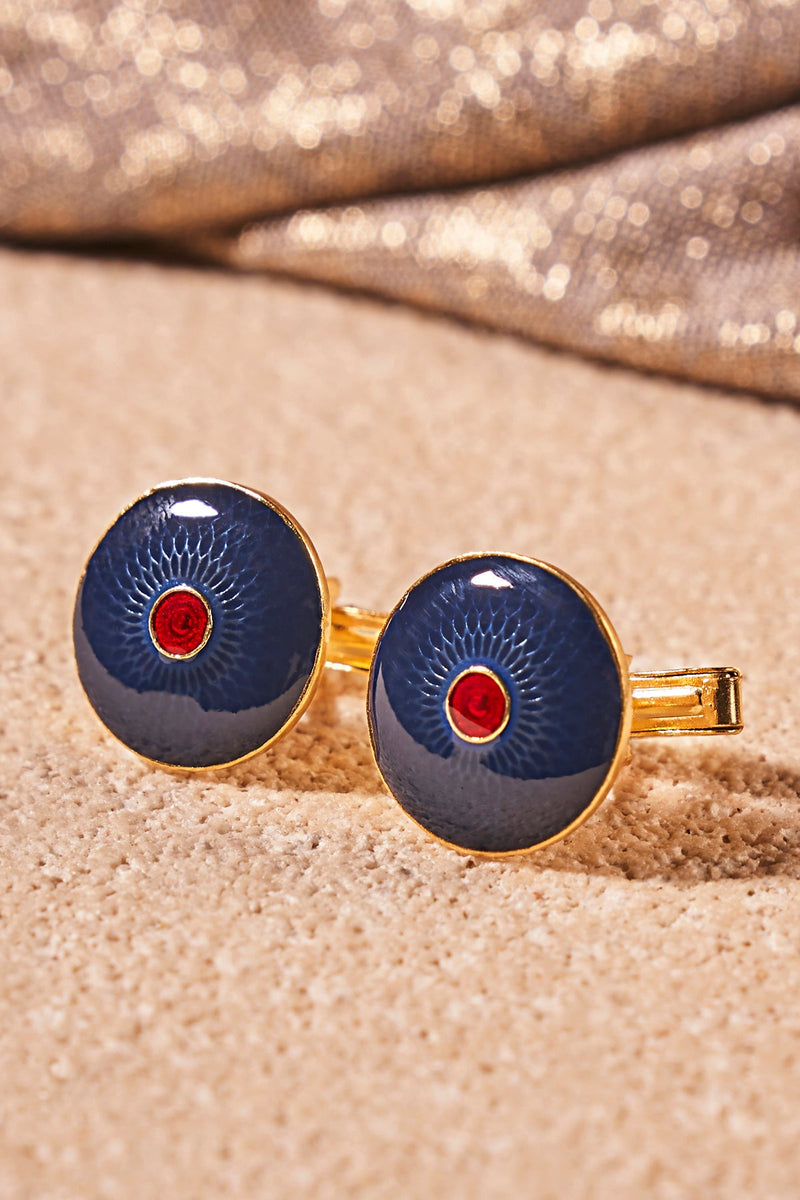 Blue Radiant Cufflinks