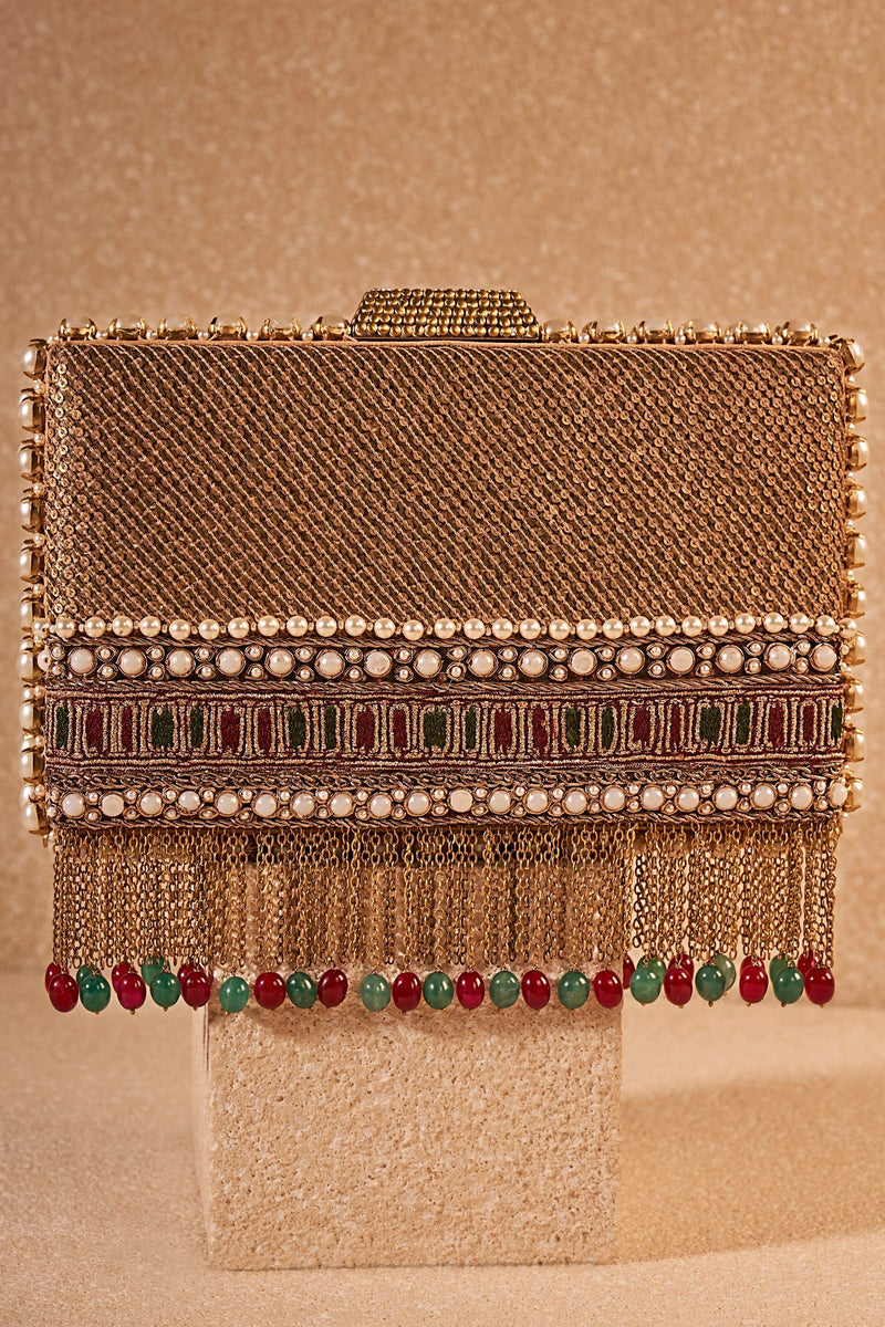 Embroidered Byzentium Bag