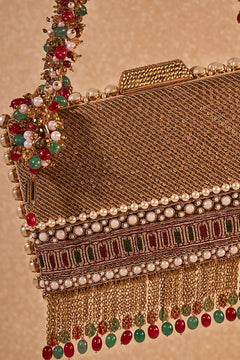 Embroidered Byzentium Bag