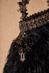 Jeweled Feather Bag