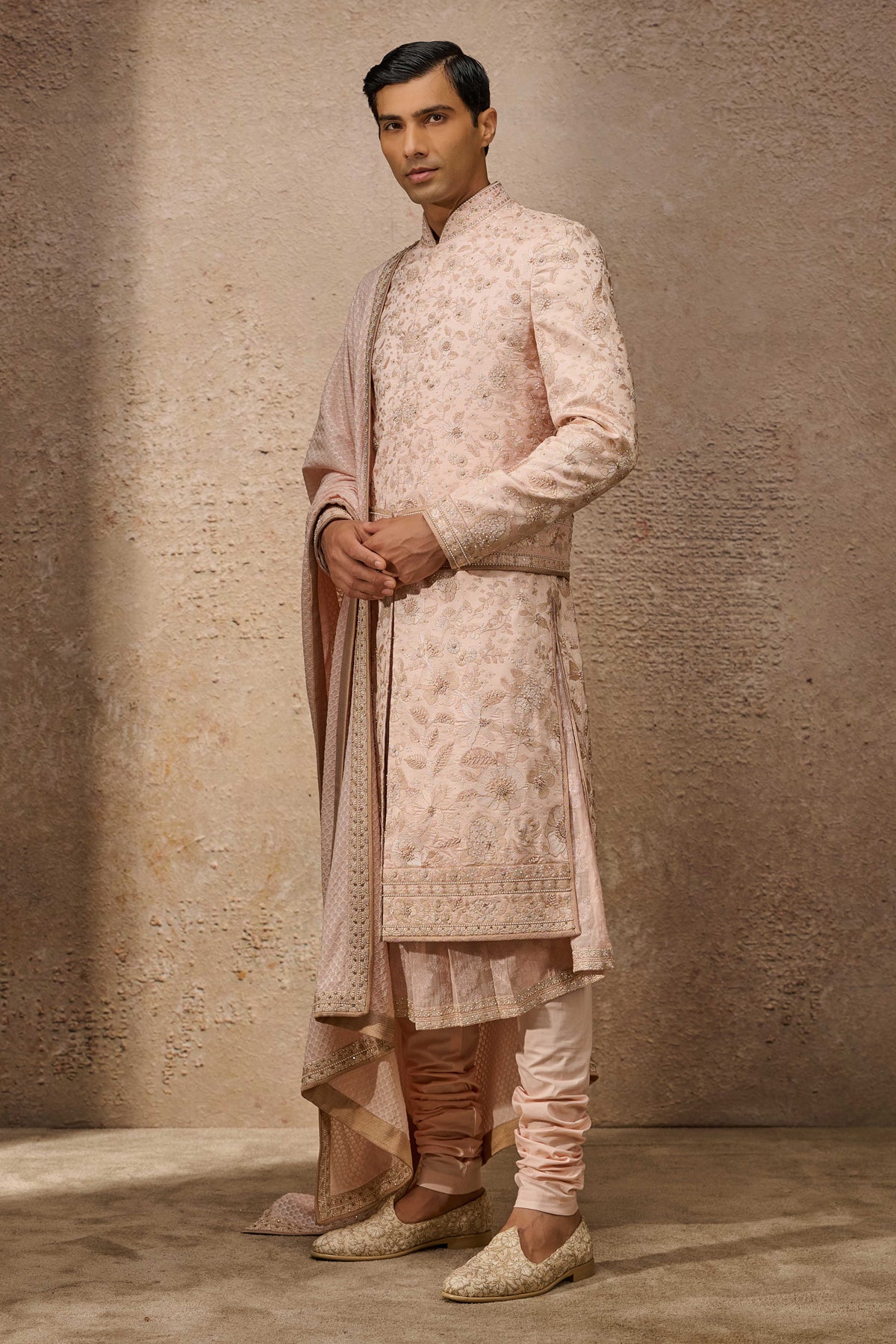 Otherworldly Classic Floral Sherwani