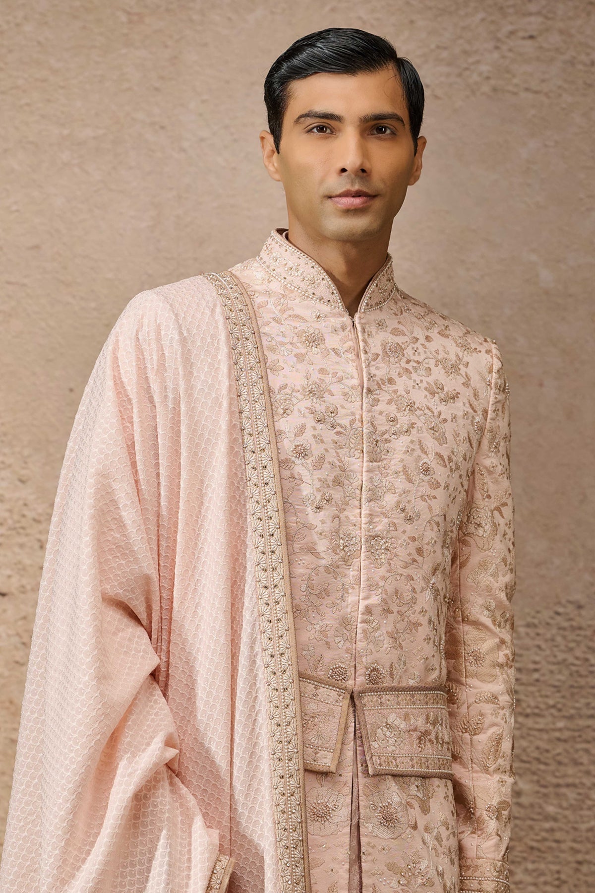 Otherworldly Classic Floral Sherwani Set - Only Sherwani