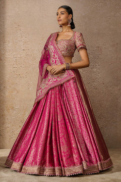 Brocade Embroidered Lehenga