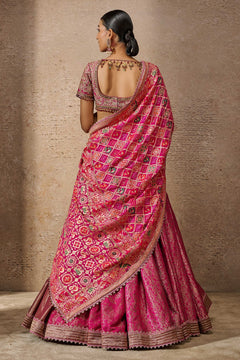 Brocade Embroidered Lehenga