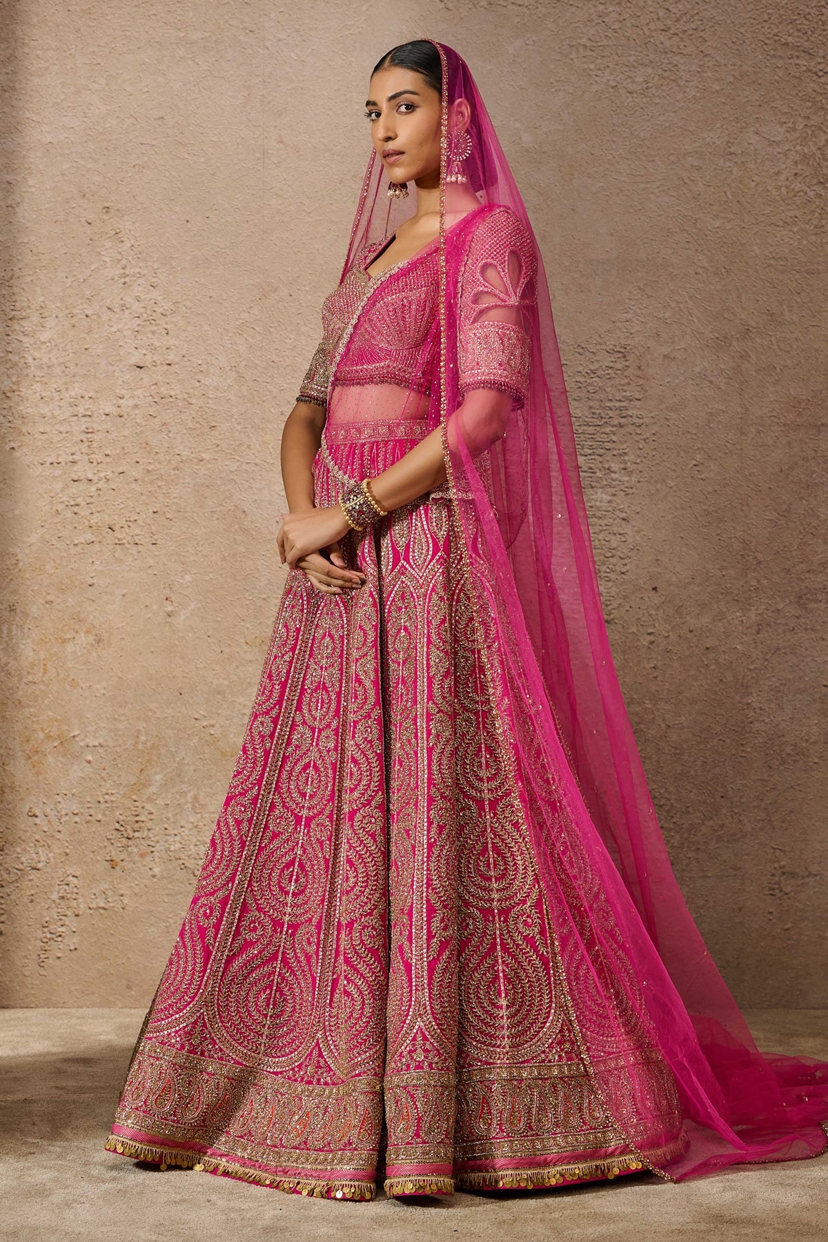 Otherworldly Classic Embroidered Bridal Lehenga - Only Lehenga