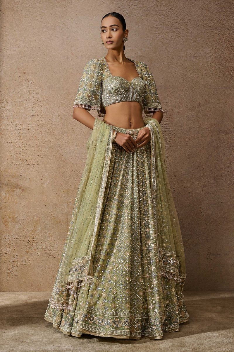 Mughal Jaal Classic Embroidered Lehenga