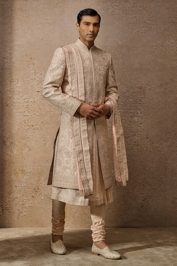 Classic  Embroidered Sherwani Set