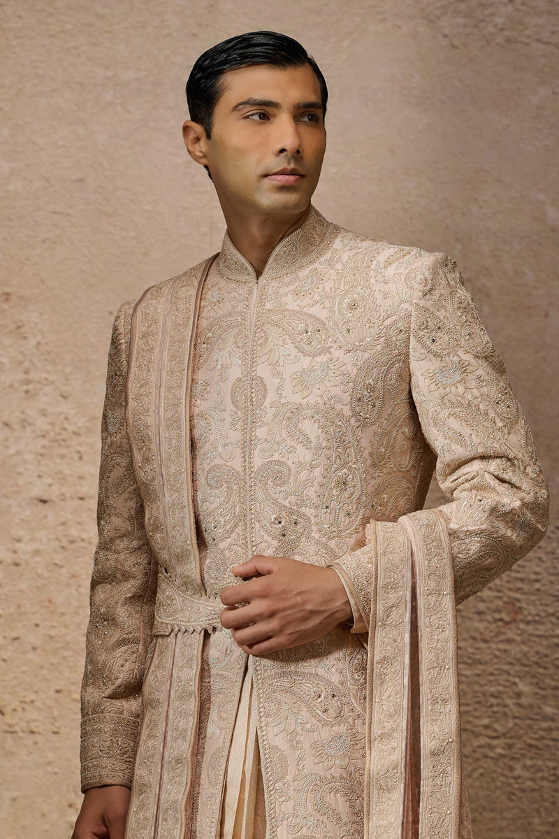 Classic  Embroidered Sherwani Set