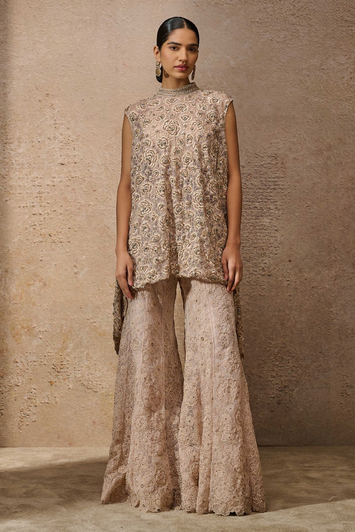 Floralâ Embroideredâ Sharara