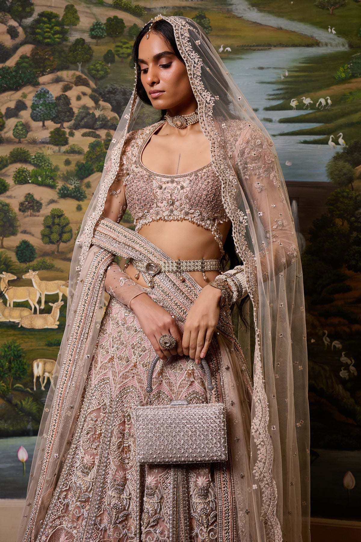 Embroidered & Embellished LEhenga