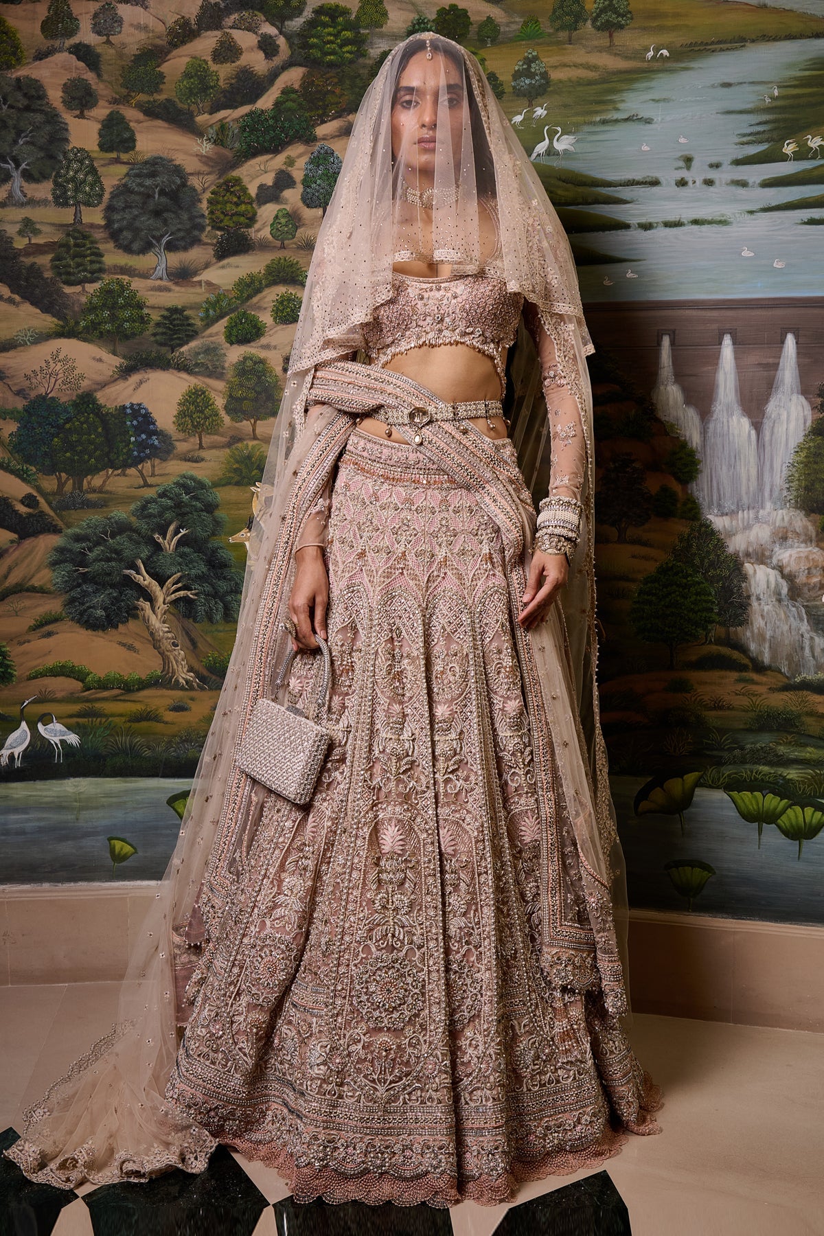 Embroidered & Embellished LEhenga