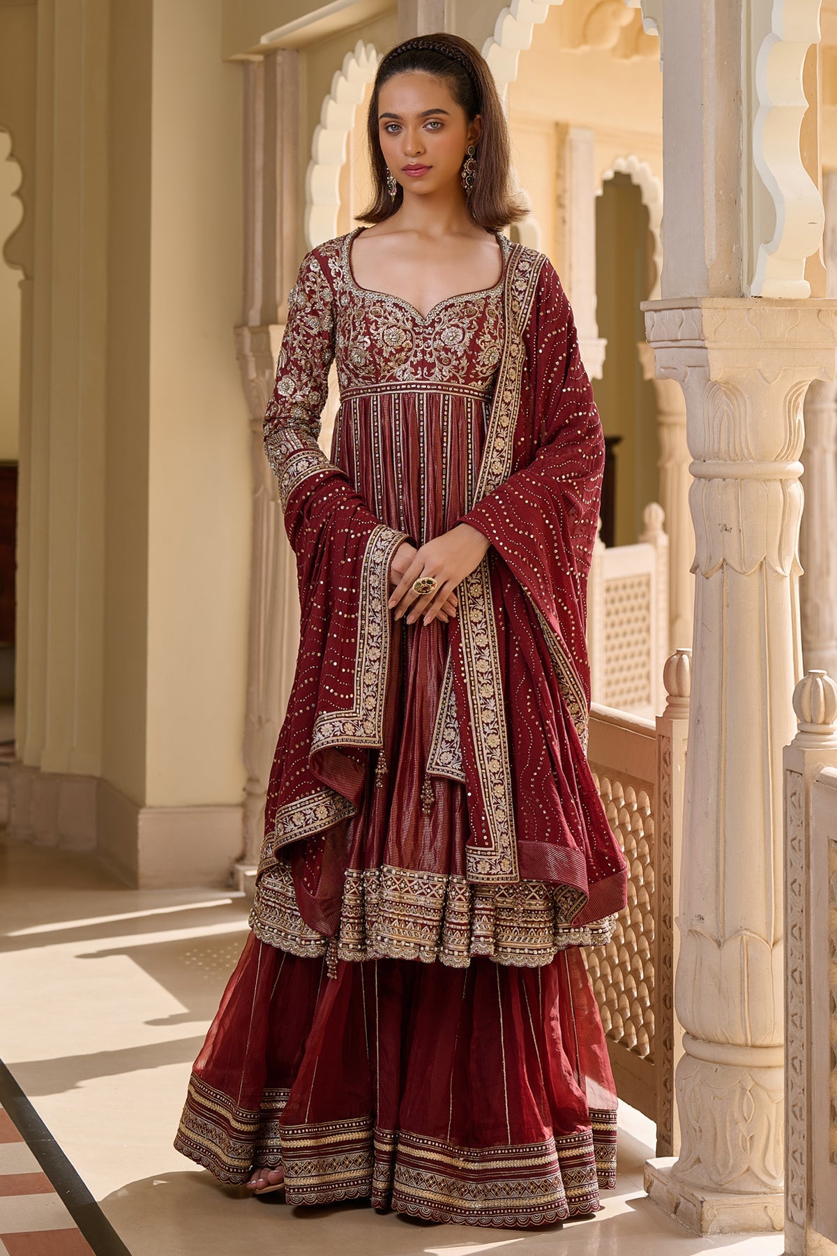 Bidri Sharara Set