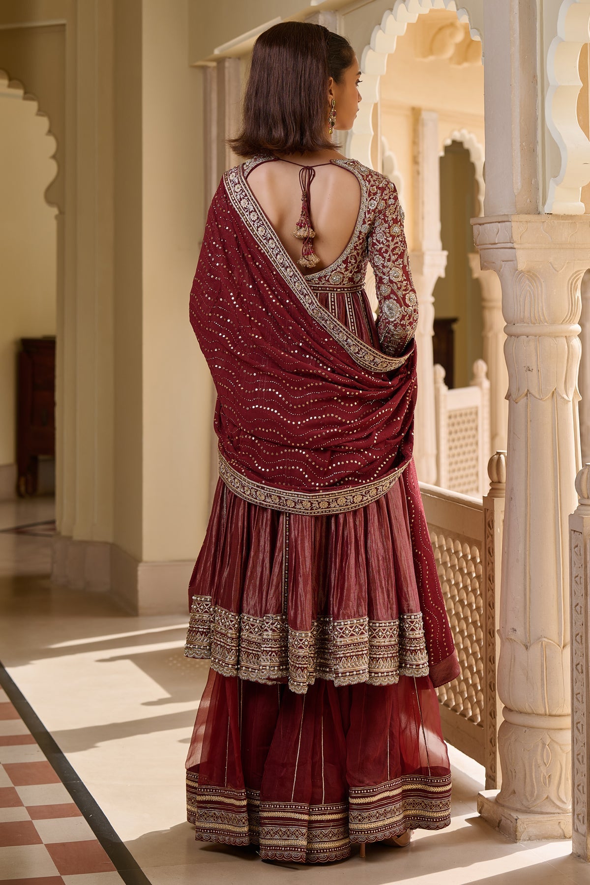 Bidri Sharara Set