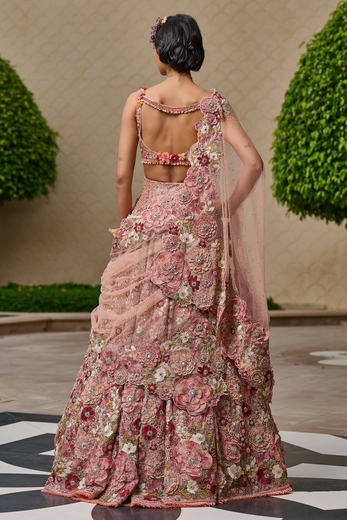 Floral Embroidered Lehenga