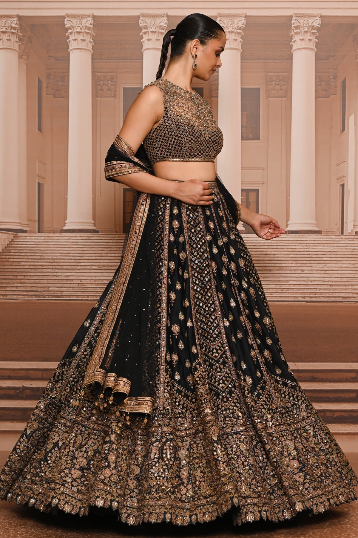 Ever Bloom Hand Embroidered Lehenga