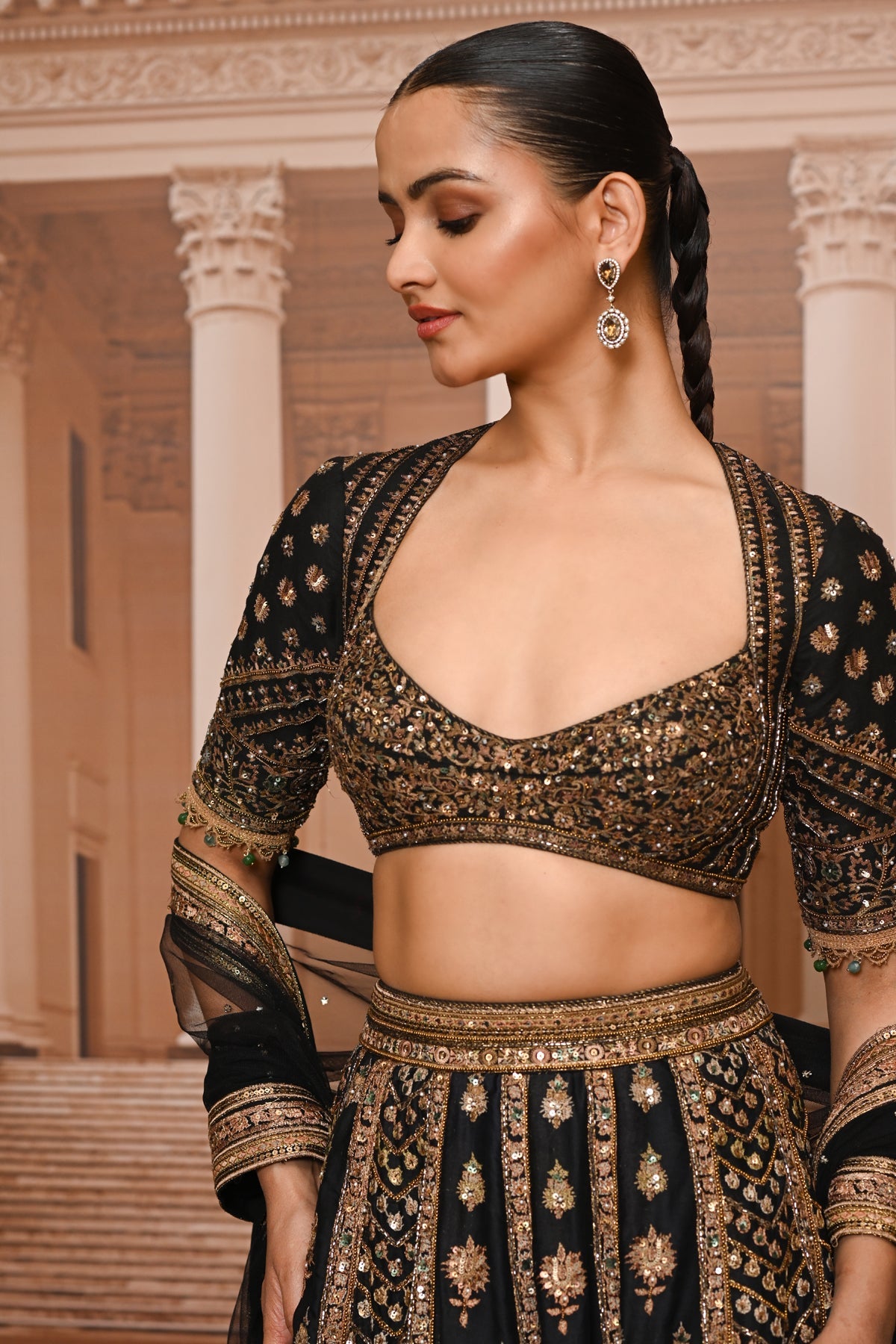 Ever Bloom Hand Embroidered Lehenga