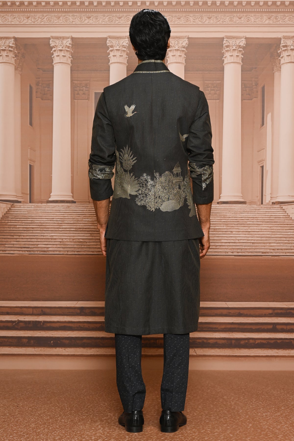 Ever Bloom Pichwai Waistcoat Set