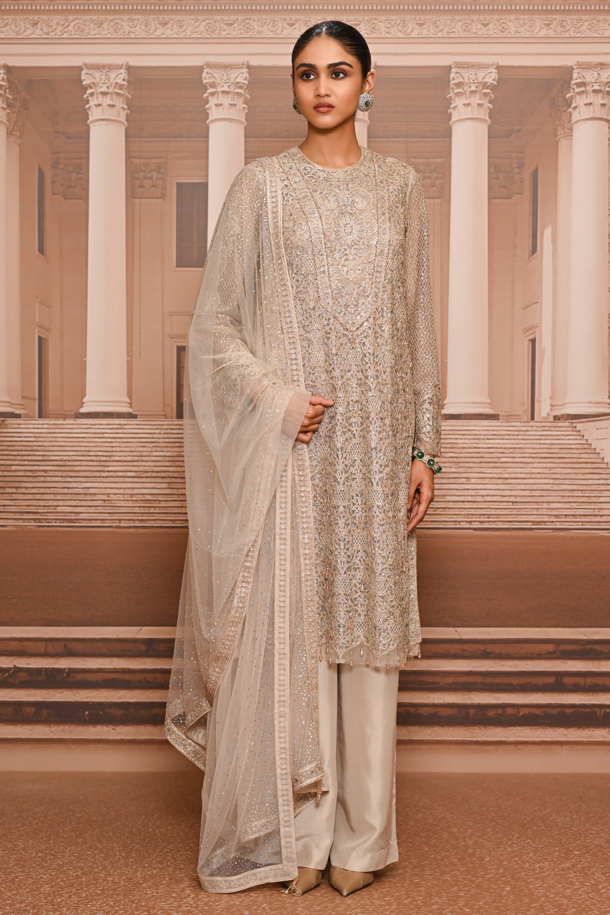 Ever Bloom Embroidered Kurta Set
