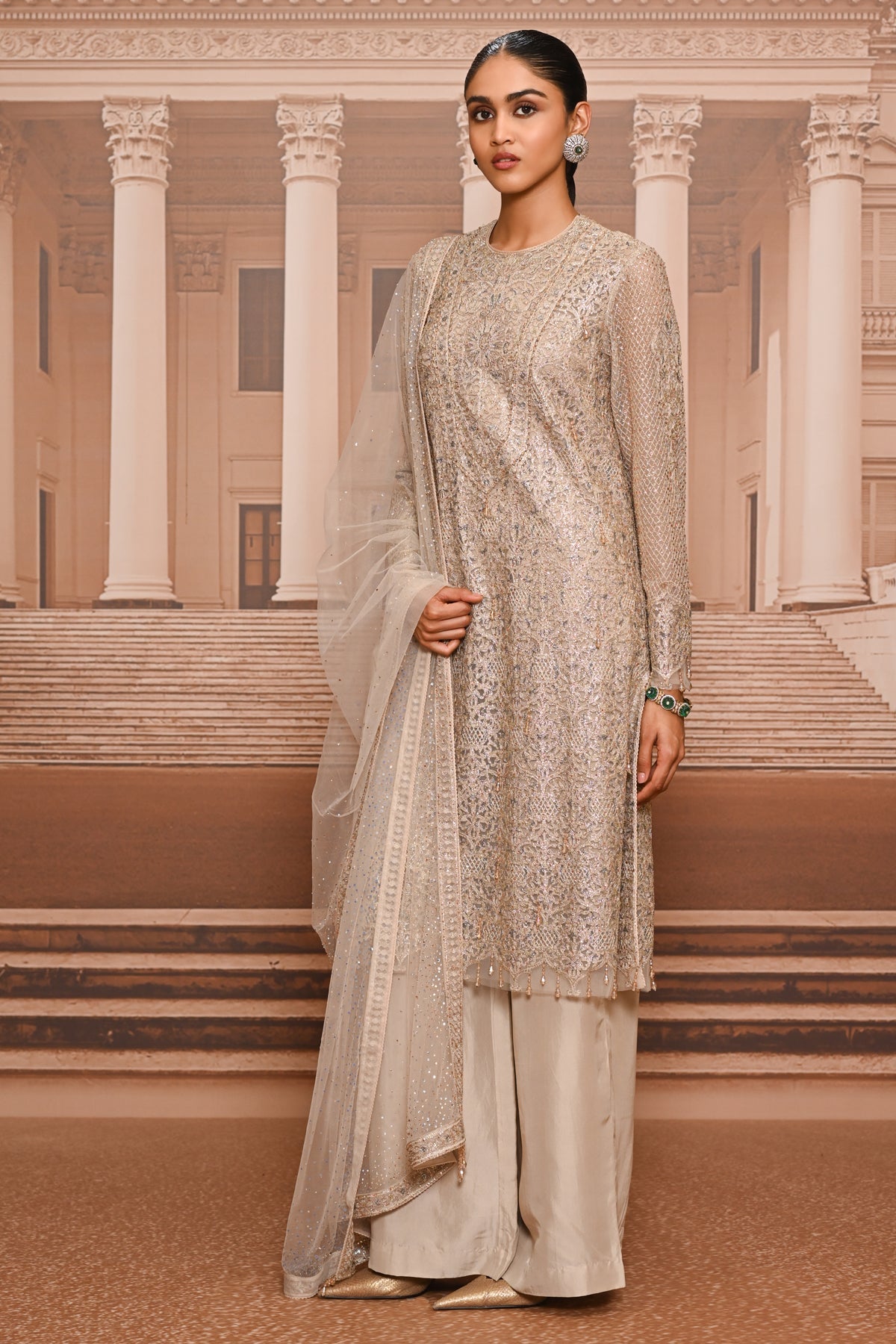 Ever Bloom Embroidered Kurta Set