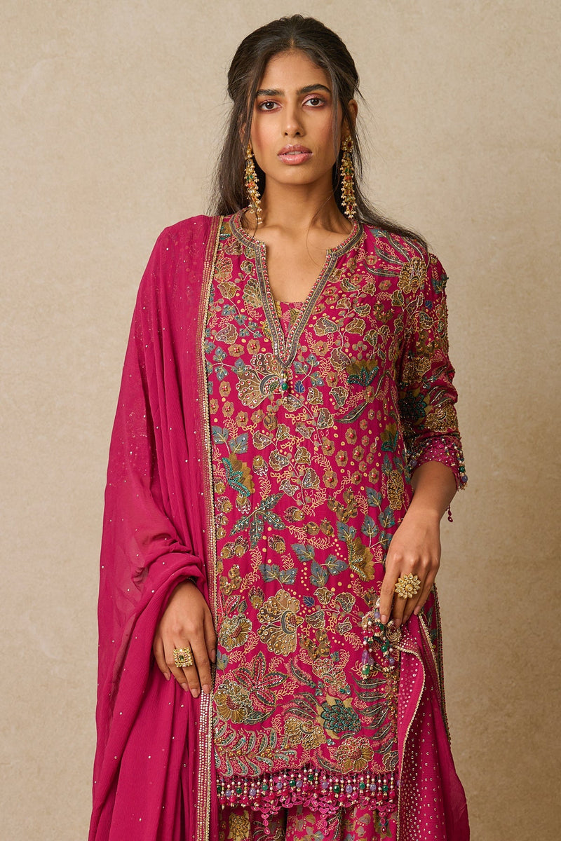 Sharara , Kurta, Dupatta