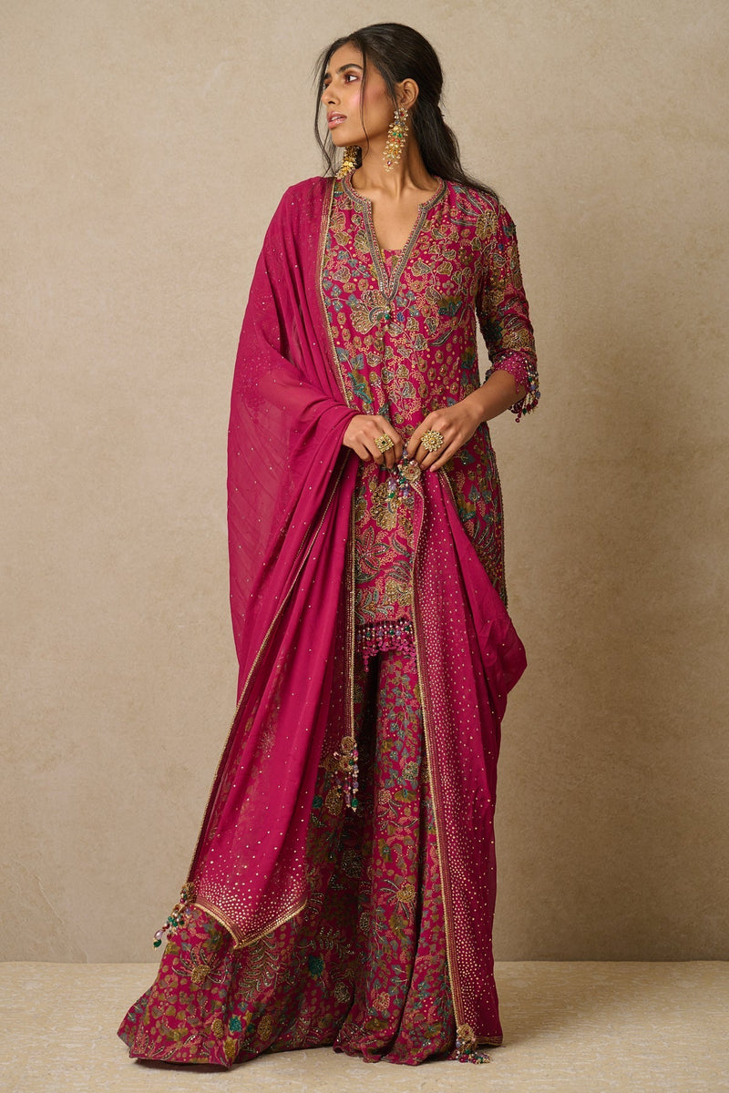 Sharara , Kurta, Dupatta