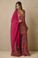 Sharara , Kurta, Dupatta