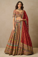 Lehenga, Blouse, Dupatta