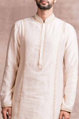 Chikankari Embroidered Chanderi Kurta