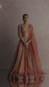 Blouse-Dupatta-Lehenga