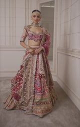 Lehenga, Blouse, and Dupatta