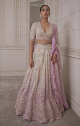 Lehenga, Blouse, and Dupatta