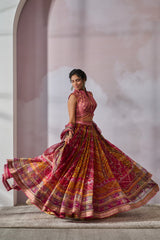 Blouse-Dupatta-Lehenga