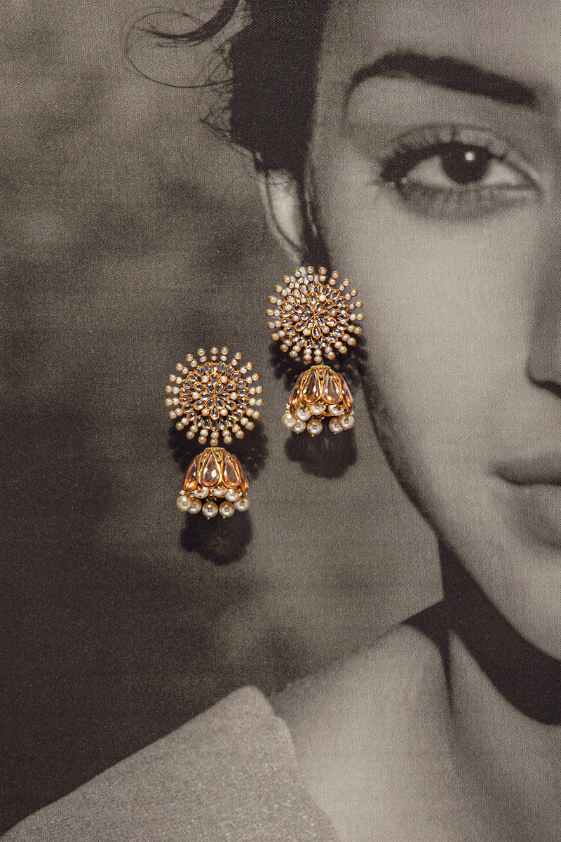 Jhumka-style earrings