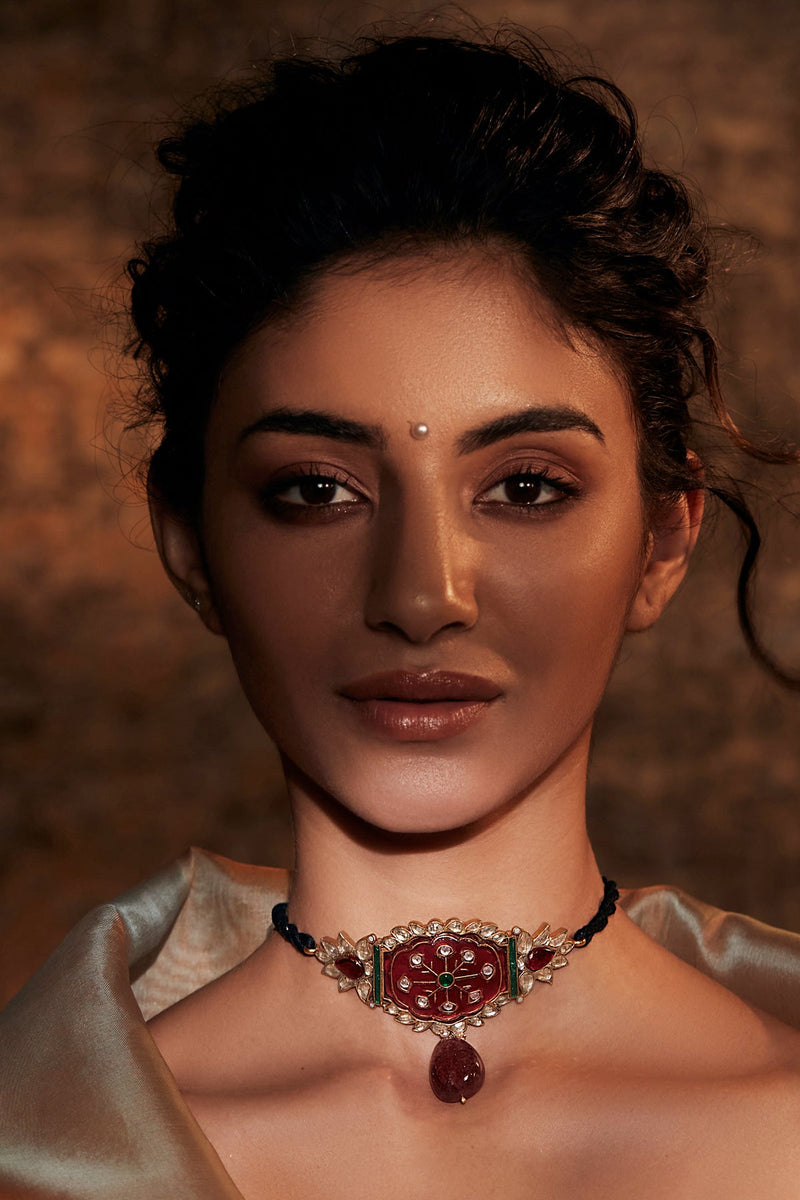 Mughal-style choker necklace