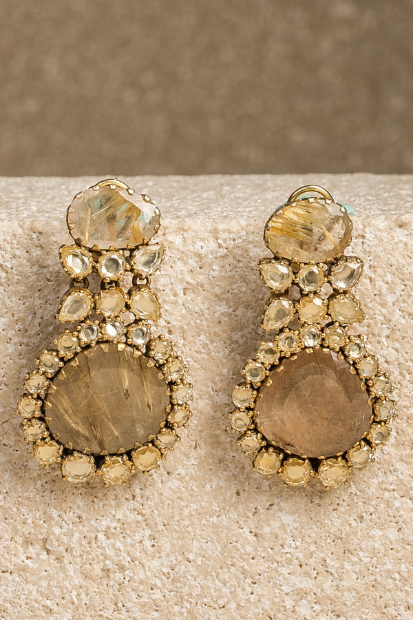 Routile Statement Earrings