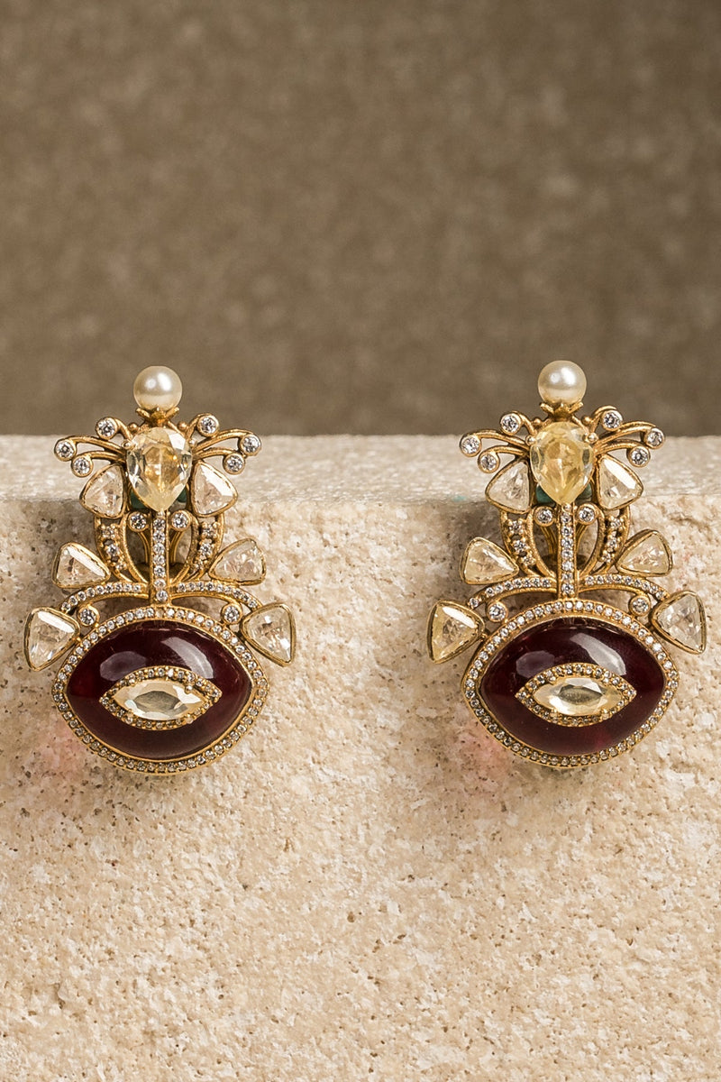 Jadau Statement Studs