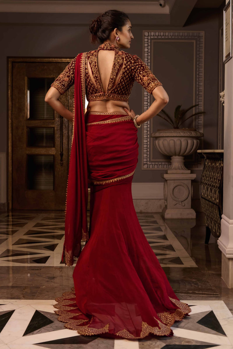 Latest And Trendy Blouse Designs For Stylish Saree | Me99