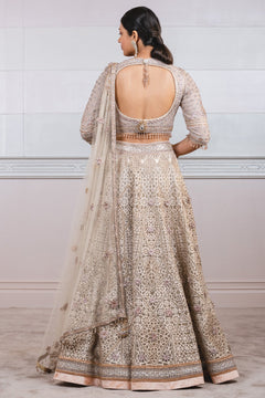 Laser Cut Lehenga Embellished