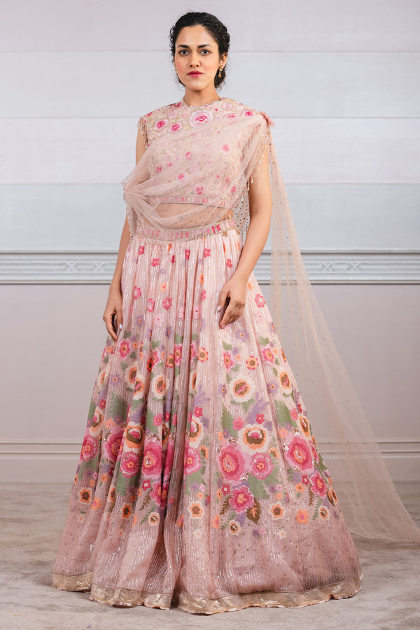 Sheer Silk Lehenga