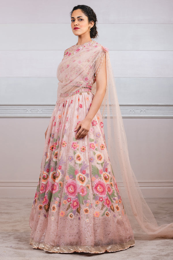 Sheer Silk Lehenga