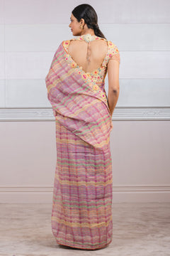 Hand Painted Georgette Saree