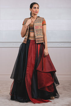 Matka Silk Gillet