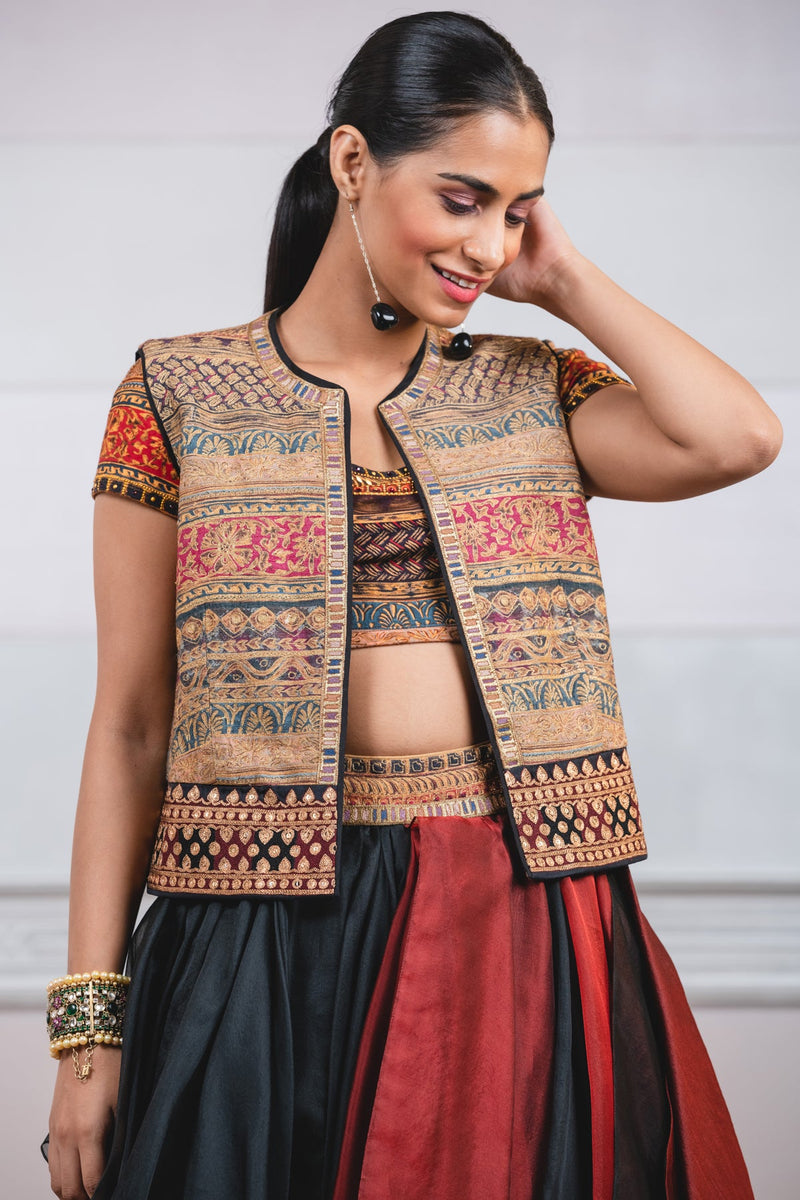 Matka Silk Gillet