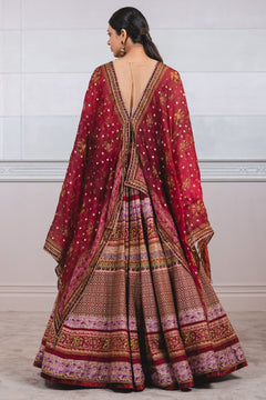 Printed Lehenga And Blouse