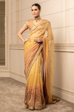 Tissue Saree and Blouse