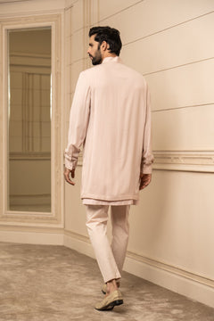 Kurta Designed In Silk-Georgette Fabric