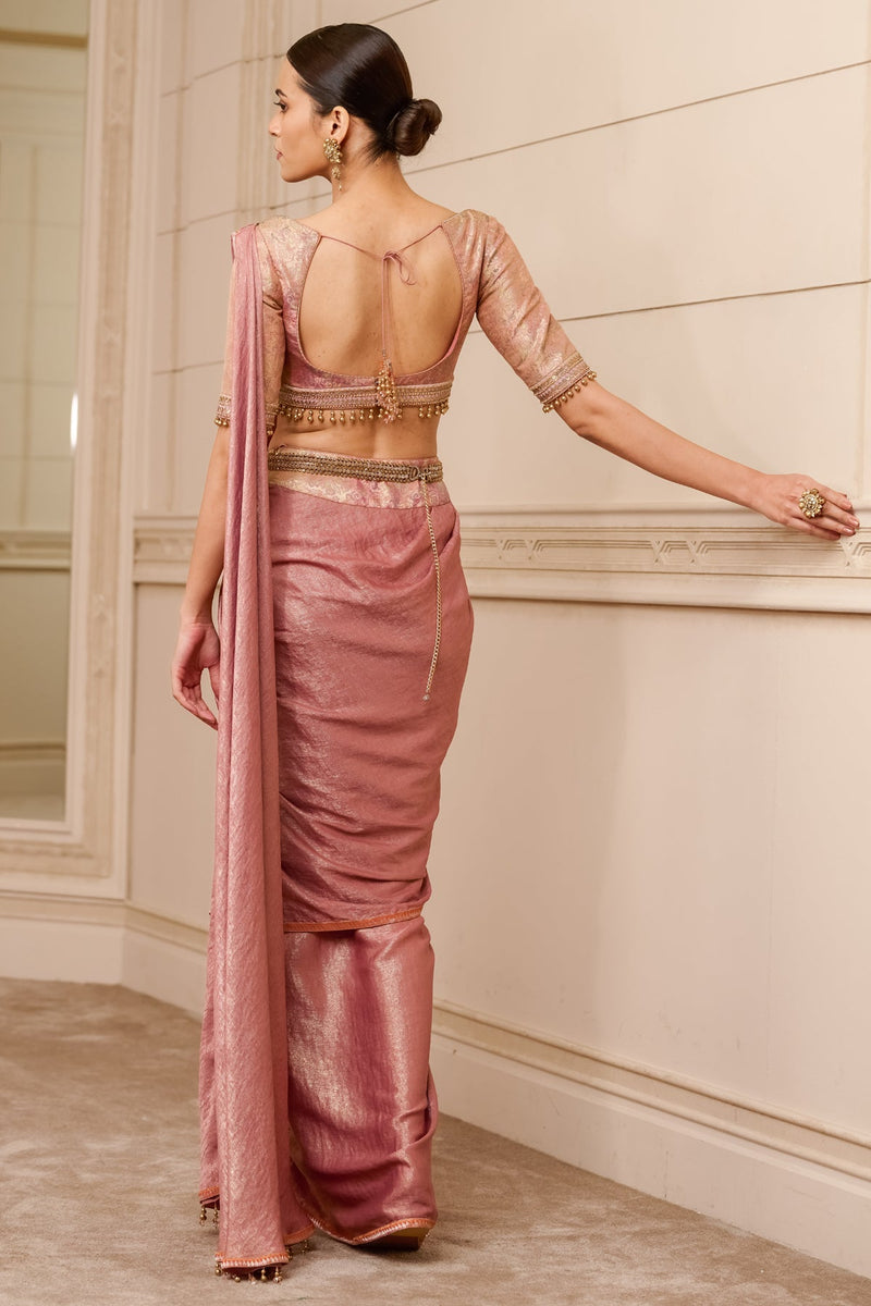 Concept saree with brocade blouse